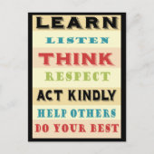 学先生 ポストカード (正面)