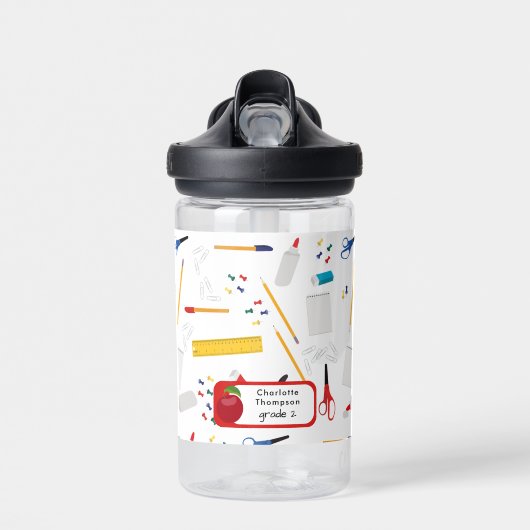 学務所用品パターン学生 ウォーターボトル (正面)