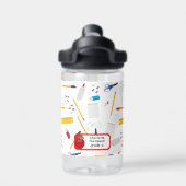 学務所用品パターン学生 ウォーターボトル (背面)