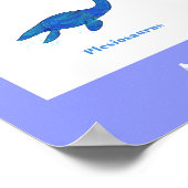 学名を持つ恐竜カラフル類 ポスター (角)