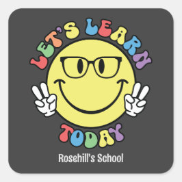 学名カスタムレトロ新学期 スクエアシール