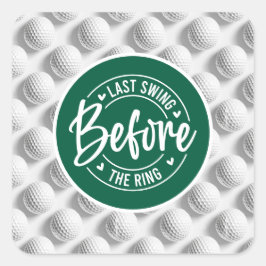 学士おもしろいゴルファー用ゴルフことわざ スクエアシール