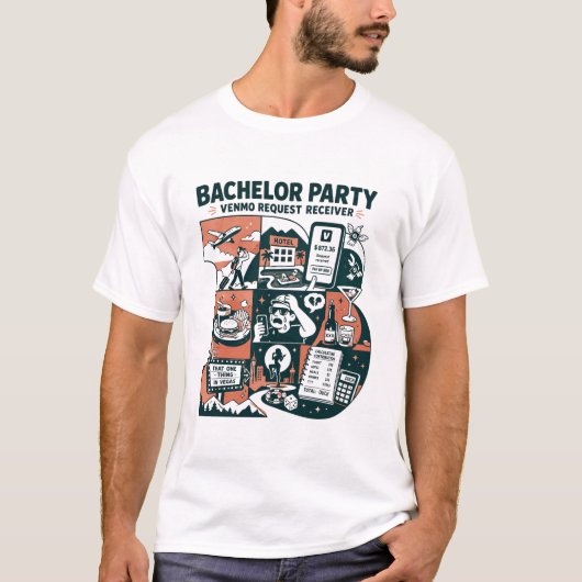 学士の週末パーティーサバイバー Tシャツ (正面)