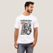 学士の週末パーティーサバイバー Tシャツ (正面フル)