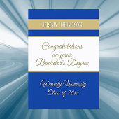 学士カスタム学位の卒業証書 カード