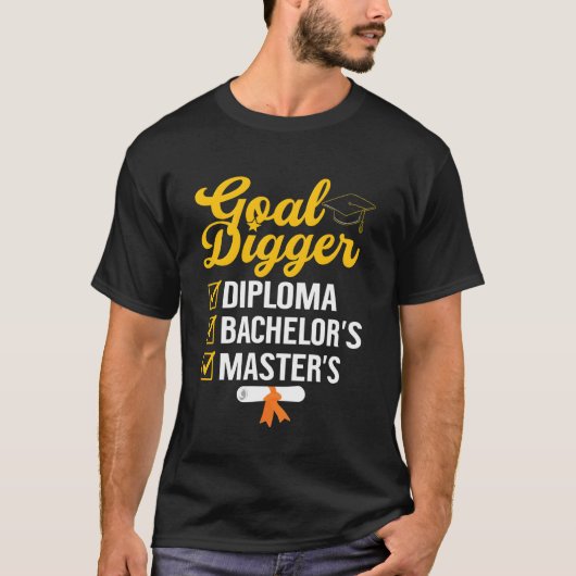 学士卒業生と修士卒業生バロル20 Tシャツ (正面)