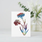 学士号ボタン ポストカード (スタンド正面)