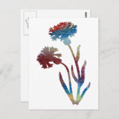 学士号ボタン ポストカード (正面/裏面)