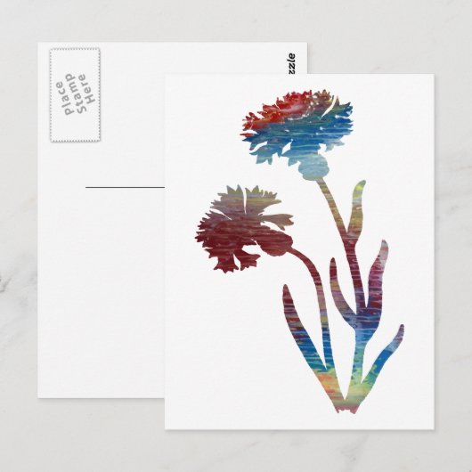 学士号ボタン ポストカード (正面/裏面)