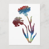 学士号ボタン ポストカード (正面)