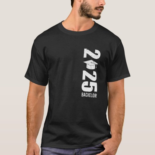 学士号 BACHELOR 2025 バチェラー・パーティ グラ Tシャツ (正面)