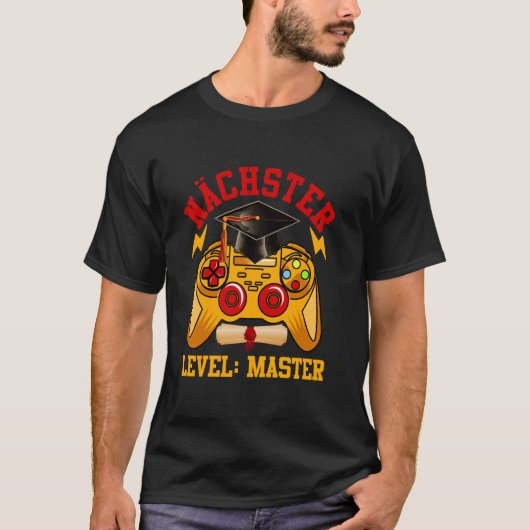 学士号 NEXT MASTER おもしろゲーマー Tシャツ (正面)