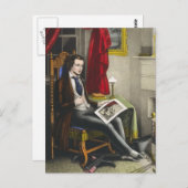 学士独身のの絵画間 ポストカード (正面/裏面)