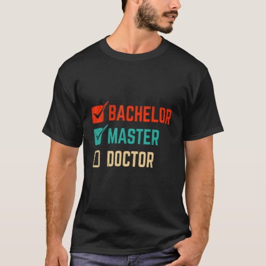 学士課程の博士号 Tシャツ (正面)