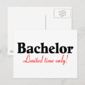 学士限定のみ ポストカード (正面/裏面)