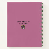 学外国語 |仕訳帳 ノートブック (裏面)