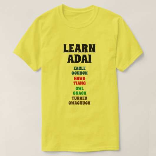 学大 – 鷲、鷹、フクロウ、トルコ Tシャツ (デザイン正面)