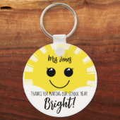 学年を明るくしてくれてありがとう先生 キーホルダー (正面)