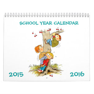 学年カレンダー2015 - 2016 子供へ カレンダー