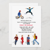 学年度末の招待状 招待状 (正面/裏面)