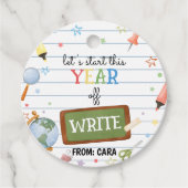 学年新学期メッセージカード フェイバータグ (正面)