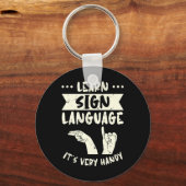 学手話ASL認識度 キーホルダー (裏面)