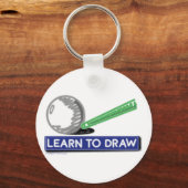 学描画 キーホルダー (正面)