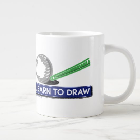 学描画 ジャンボコーヒーマグカップ (右)