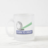 学描画 フロストグラスマグカップ (左)