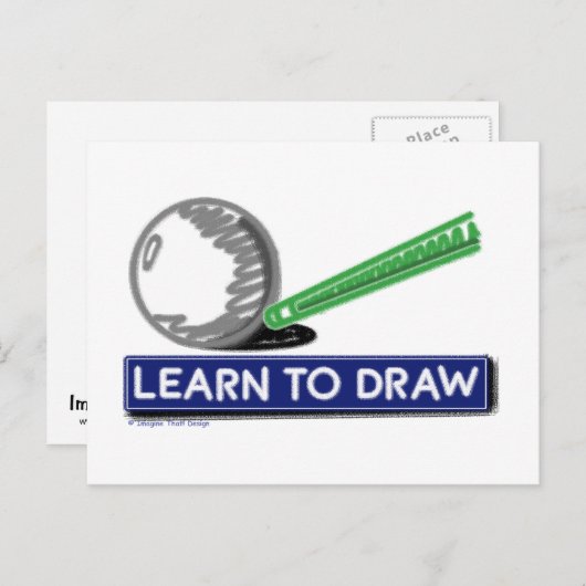 学描画 ポストカード (正面/裏面)