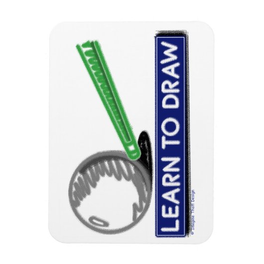 学描画 マグネット (縦)