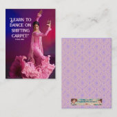 学敷替え踊る ノートカード (正面/裏面)