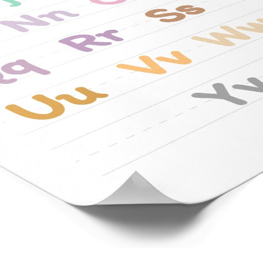 学文字 ポスター (角)