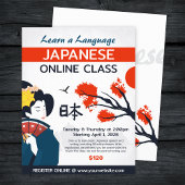 学日本のLanguage Class Flyerテンプレート チラシ