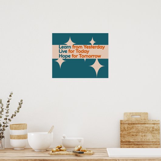 学昨日 ポスター (キッチン)