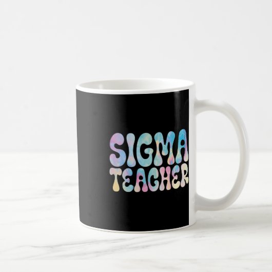 学期に戻るシグマ先生ミーム愛好家ユーモアWom コーヒーマグカップ (右)