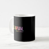 学期末ハッピーラストデイ夏Bruh We O コーヒーマグカップ (正面左)