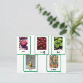 学果実 ポストカード (スタンド正面)