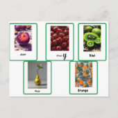 学果実 ポストカード (正面)