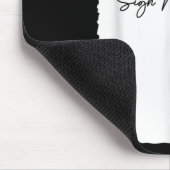 学校おもしろいの最終日がシャツのサインG マウスパッド (コーナー)