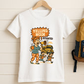 学校おもしろいの母のシャツ;母の叫びモード Tシャツ