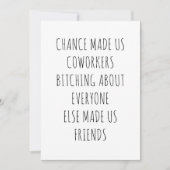 学校おもしろいまたは大学のベスティー笑わされるカード シーズンカード (正面)