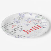 学校おもしろいパーティー ペーパープレート (アングル)