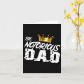 学校おもしろいヒップホップファーザズデイラッサッドパパ カード (黄色い花)