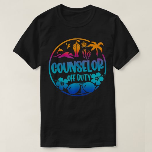 学校おもしろい参事官の最後の日のクルーズ Tシャツ (デザイン正面)