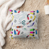 学校おもしろい用品キャラクター クッション (ブランケット)