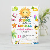 学校お別れ・夏の始まりパーティーのご案内 招待状 (スタンド正面)