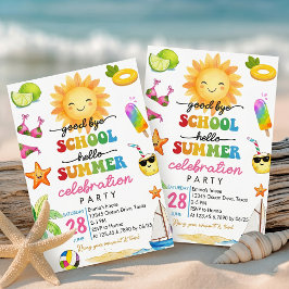 学校お別れ・夏の始まりパーティーのご案内 招待状
