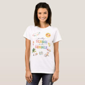 学校お別れ 夏の始まり パーティー Tシャツ (正面フル)