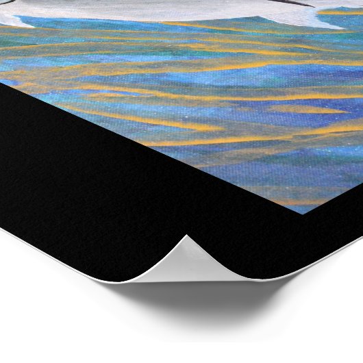 学校から戻る ポスター (角)